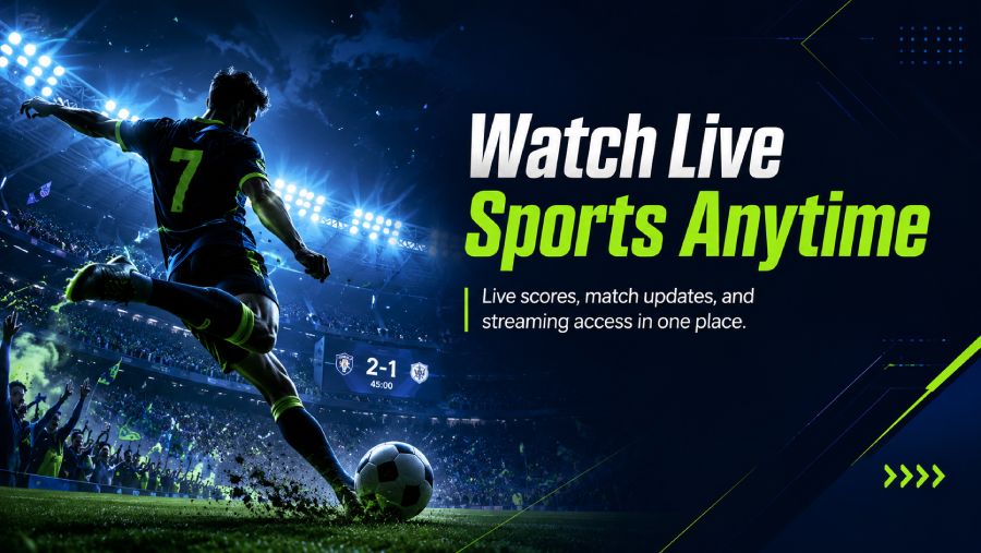 live stream sports banner
